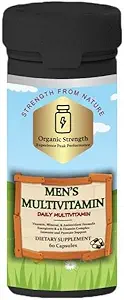 Men's Multivitamin Capsules: Unlock Your Peak Performance and Optimal Health with 300% Average Daily Intake Vitamin A, B, C, Biotin, Magnesium, Zinc, Chromium (60 Count)