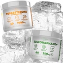 Turkesterone " Tongkat Ali Real Lab-Verified Sulforaphane Supplement, Ajuga Turkestanica Por Serving Increase Stamina - (60 Capsules)