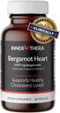 Bérgamot Heart -1000mg Certified Citrus Bergamot - Extra Strength Polyphenols - Cardiologist Developed & Clinically Proven - Bérgamot Supplement for High Cholesterol & Heart Health