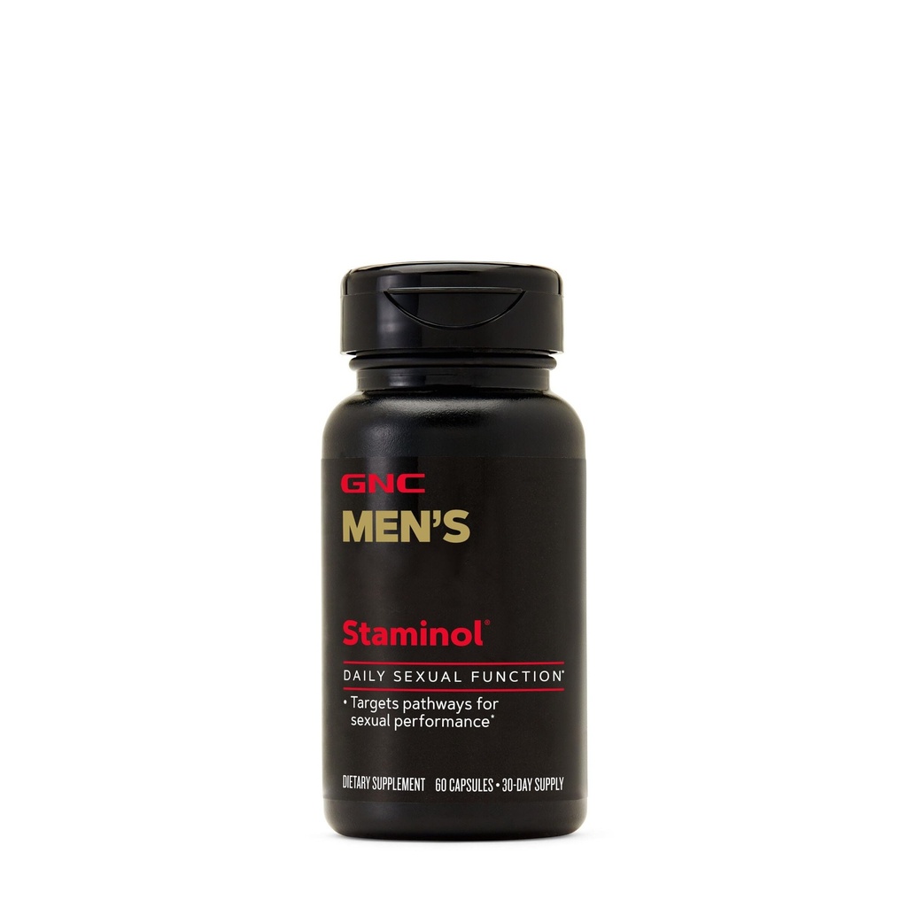 GNC Hombres Staminol Daily Male Performance Fórmula, Nutrientes clave, 60 cápsulas