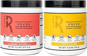 Silver Star Nutrition, Roots Focus Nootropic Brain Supplement - Strawberry Watermelon & Spicy Pineapple- Lion's Mane, Cordyceps, " Reishi Functional Mushrooms + Extended-Release Caffeine, 100 Servings