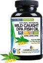 Aceite de pescado de Omega-3 DPA de caza silvestre - 2900 mg con más DPA, EPA & DHA - 90 SoftGels - Triple fuerza libre