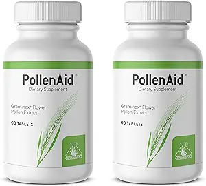 Graminex PollenAid Prostate Supplement: All Natural Prostate Support for Bladder Control & Urinary Tract Health, Rye Pollen Extract Made in USA, 90 Tablets (Pack of 2)