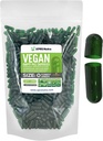 XPRS Nutra Tamaño 0 Empty Capsules - 1000 Conde Vacío Cápsulas Vegan - Láminas Vegetarianas para el relleno de cápsulas de bricolaje - Veggie Pill Caps (Forest Green)