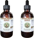 Extracto líquido libre de alcohol de ajo, ajo orgánico (Allium sativum) pólvora seca Glycerite Hawaii Pharm Natural Herbal Suplemento 2x2 oz