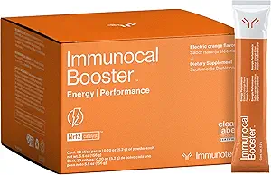 Immunocal Booster Energy Performance – Rapid Energy, 3 Natural Sources of Caffeine (Coffee, Green Tea, Guarana), Nrf2 Activator, Supports Focus + Alertness | Gluten Free, Sugar Free | 30 Servings