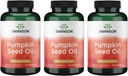 Combinación de aceite de semilla de calabaza Swanson Suplemento de hierbas 1000 mg 100 cápsulas de Softgel (3 Pack)