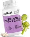 Artichoke 500 mg Suplemento - Potent Artichoke Extract Capsules for Liver Health & Digestive Support - Artichoke Leaf Extract Promotes Energy & Focus - 30 Capsules