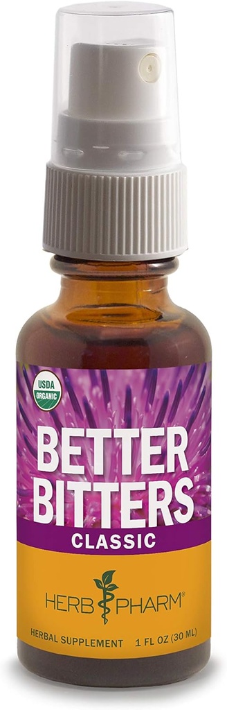 Herb Pharm Mejor Bitters Certified Organic Digestive Bitters, Classic, 1 onnce