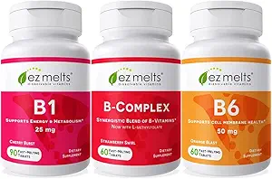 EZ Melts "B Listo para Acción Bundle, Sugar-Free, 1-2-Month Supply