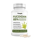 Vitapia Pure Fucoidan 85% Brown Seaweed Extract for Immune, Strong Cellular Health, Digestive Support - 1000mg Fucoidan Por Serving - 120 Veggie Capsules Non-GMO, Gluten-Free, Vegan-Friendly