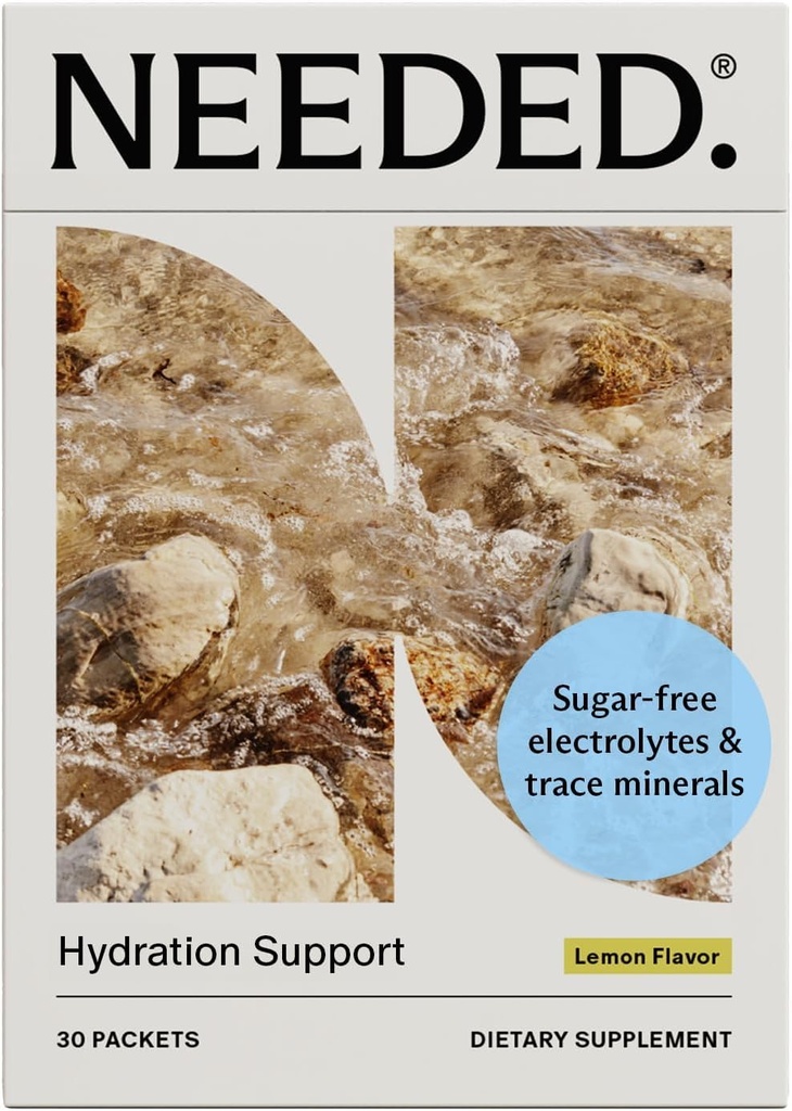 Soporte de hidratación necesario con electrolitos para el embarazo " durante la lactancia " minerales de la traza - 30 paquetes ligeramente endulzado con fruta real, limón