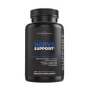 Livingood Daily Nerve Support Supplement for Women ' Men, 12-in-1 Nerve Health Formula with Methylated B12, Folate, Benfotiamine, Alpha Lipoic Acid & Feverfew, Gluten Free, Non-GMO, 60 cápsulas