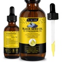 Uocasi Black Seed Oil, Cold Pressed, 100% Pure & Natural , Hair Growth & Skin Care, 2.02 Fl Oz