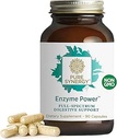 PURE SYNERGY Enzyme Power ← Enzyme Suplemento Digestive Enzymes de Salud Digestiva con Nattokinase, Bromelain y Serrapeptase tención para la Salud Digestiva y Gut (90 cápsulas)