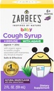 Zarbee's Baby Cough Syrup + Immune with Organic Agave + Zinc; Natural Grape Flavor; para bebés 6+ Meses, 2 Fl Oz(Pack of 1)