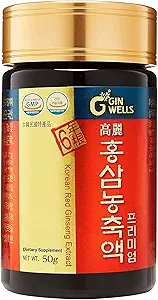ILHWA Pure Concentrated Red Ginseng Extract (1.76oz, 50g) - 100% Pure Korean Red Ginseng Tea - for Immunity. Ginsenoside 750 mg