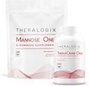 Theralogix TheraCran One + Mannose One Bundle, 90 Conde & 7.05 Ounce (Pack of 2)