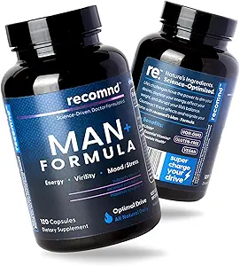 Nutrition - Man+ Formula, Energy Support, Muscle Support, and Prostate Health Supplements for Men with Vitamin E, Saw Palmetto, Red Korean Ginseng, and More, 120 Capsules