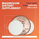 Rugby Magnesium Oxide 400 mg Tabletas - Suplemento dietético - Sin gluten - 120 Conde (1 Pack)