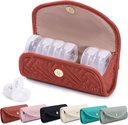 BAGSFY Organizador semanal de píldoras 2 veces al día en un lindo caso de tela, bolsa de medicina, AM PM caja de píldoras 7 días, caja de viaje de medicamentos portátiles para píldoras, vitaminas, aceites de pescado, suplementos.