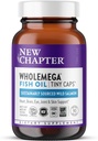 Nuevo capítulo Suplemento de aceite de pescado de Wholemega, pequeñas cápsulas, 2000 mg por servidumbre, aceite de salmón de Alaska silvestre de origen clínico con Omega-3 + vitamina D3 + Astaxanthin, 500 mg Cada - 90 Conde