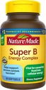 Nature Made Super B Energy Complex, Suplemento dietético para Nervous System Support, 60 Softgels, 60 Day Supply