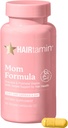 HAIRtamin MOM Vegan Prenatal ' Postnatal Multivitamin Suplemento " Hair Vitamin Pregnancy, Postpartum, Breastfeeding Probiotic One-a-Day Hair Vitamins with Biotin, Zinc, Iron (30 Condes)