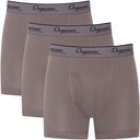 Firmas orgánicas 3-paquete suave cómodo Mens 100% orgánico algodón Boxer Briefs
