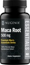 Nugenix Essentials Maca Root Powder Capsules - 100% Peruano Maca Extract, Peruano Ginseng, MacaPrime - 60 Conde