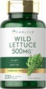 Carlyle Wild Lettuce Extract 500mg ← 200 Capsules ← Non-GMO, Gluten Free Supplement