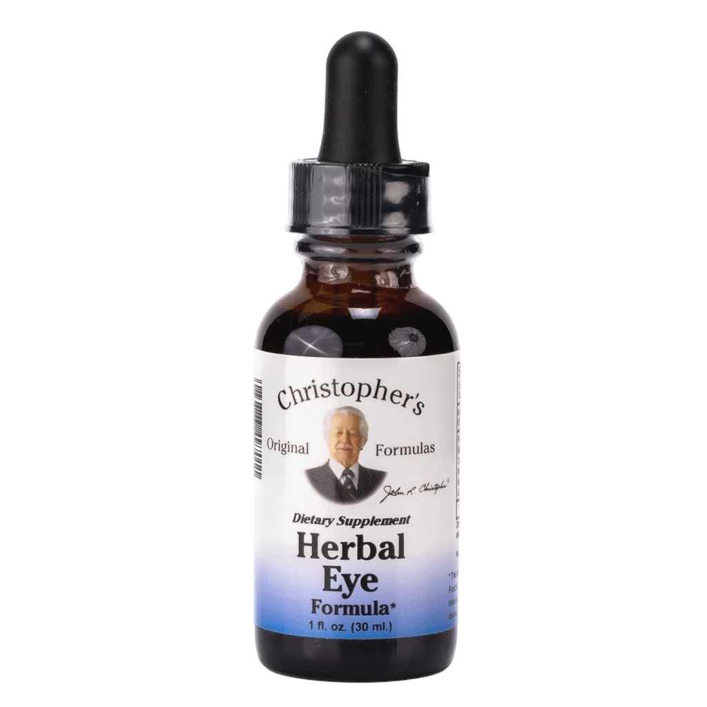 Fórmulas originales de Christopher Herbal Eyebright, 1 fl oz - Natural Eye Wellness