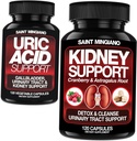 Apoyo al riñón Limpiar la desintoxicación - Junto con - Soporte úrico de ácido – Gallbladder, Urinary Tract & Kidney Support for Men and Women