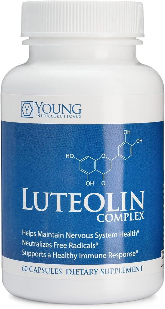 Complejo Mirica YoungNutra Luteolin - Soporta una respuesta saludable y ayuda a mantener la salud del sistema nervioso* - 60 cápsulas