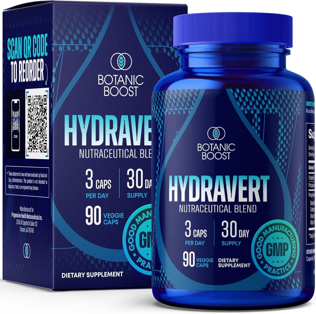 Píldoras de agua para las piernas hinchadas y pies - Actúa como diuréticos naturales para la retención de agua para ayudarle a hincharse No más - Hydravert Diuretic Pills Proprietary Blend reduce la hinchazón en su pierna o en su pie