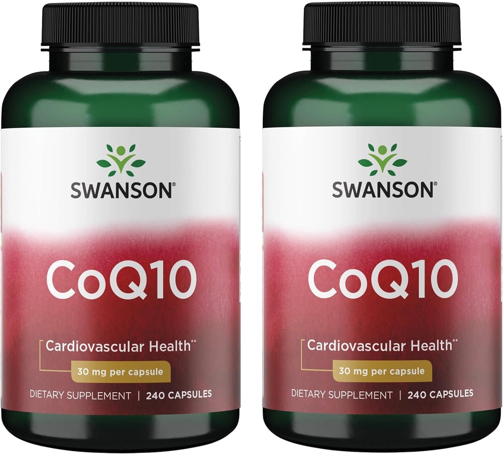Swanson Coq10 30 mg 240 Caps (2 Pack)