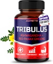 Tribulus Terrestris 98% Saponins - Fórmula 12-en-1 mejorada con Yohimbine, Red Panax Ginseng, Ashwagandha para la energía, resistencia y resistencia* - Hecho en los EE.UU.