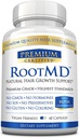 RootMD - Crecimiento del cabello estimulante, Follicles rejuvenecedores, mejora la circulación del cuero cabelludo - Biotina, cobre, acetato de tocoferilo, Saw Palmetto - All Natural Vegan Friendly - 60 cápsulas
