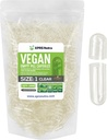 XPRS Nutra Tamaño 1 Empty Capsules - 1000 Conteo Limpio Vacío Cápsulas Veganas - Láminas Vegetarianas - DIY Cápsula Vegetal Filling- Veggie Pill Caps for Do-It-youself Suplementos