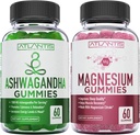 Ashwagandha & Magnesium Gummies for Improved Sleep & Strengthened Body Functions. Ashwagandha Boosts Mood & Energy - Magnesium Helps Recover Muscles & Relieves Cramps - Vegan
