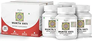 Mukta Vati Ayurvedic Herbal Supplement - Pack of 4