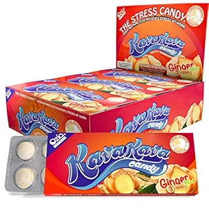 Kava Kava Candy - 8 Kava Candies Por Pack, Kava Extract Stress Relief Supplement, Natural Kava Root Chill Happy Pill, Alienta el Mood Positivo - Ginger Mint Flavor, 1 Box (12 Packs)