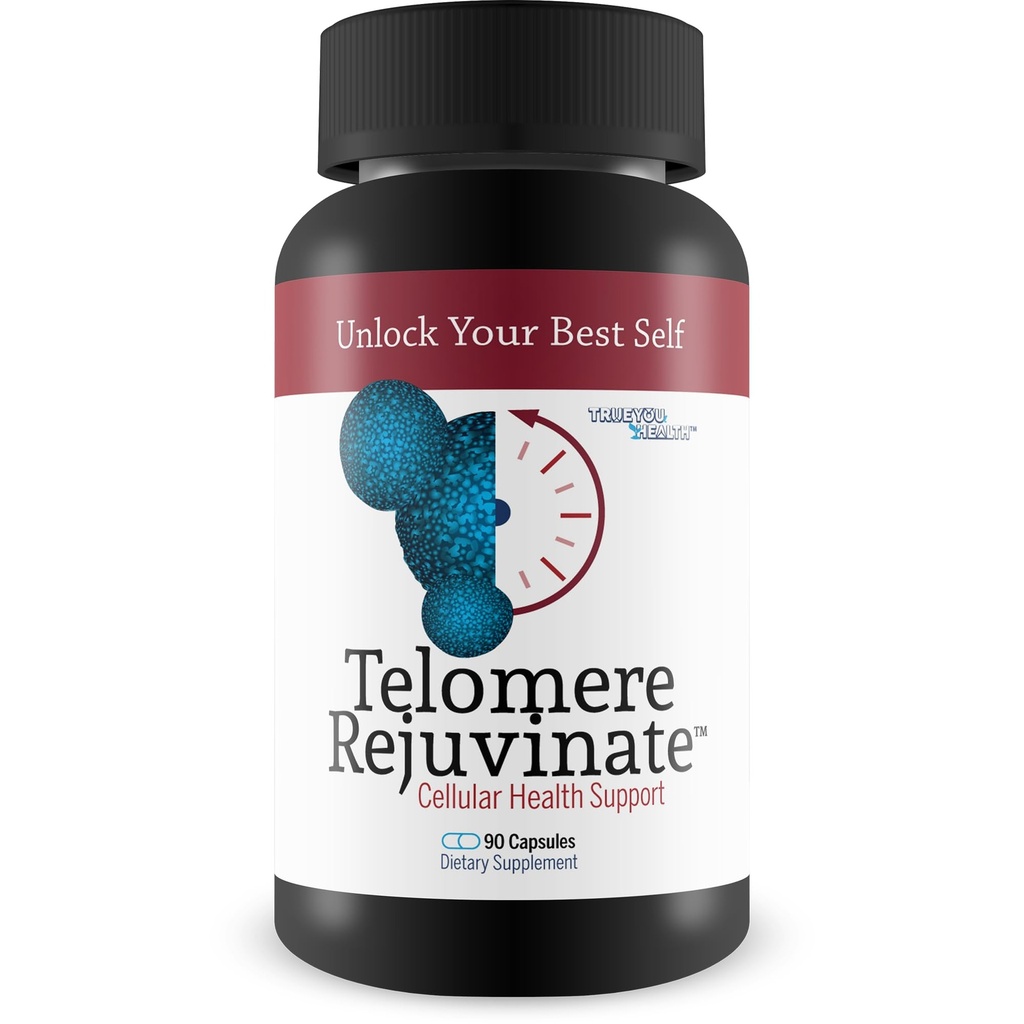 Telomere Rejuvinate - Nuestro Mejor Telomere Apoyo Suplemento para Telomere Longitud - Suplementos Telomere para Telomeres más largos Anti Aging - Los Suplementos de Longitud Telomere - Nad Suplemento Powder Cap