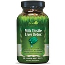 Irwin Naturals Milk Thistle Liver Detox - 60 Liquid Softgels - Supports Liver Health with Dandelion, Artichoke, Turmeric &amp; Green Beet Root
