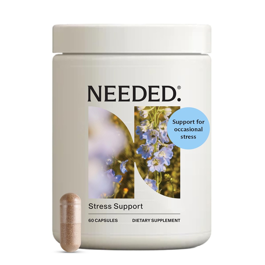 Necesitado. Apoyo al estrés - Herbal Blend Apoyo al equilibrio de humedad, energía y hormona para las mujeres - Suplemento herbal de Shatavari, Ashwagandha, Rhodiola - Non-GMO - 30 Day Supply - 120 Capsules