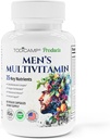 Complejo multivitamínico para hombres con extractos basados en plantas - Multivitamínico para hombres mejora la salud general, antioxidante " Natural Body Support - 60 cápsulas - 30 Day Supply