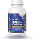 I3C Indole-3-Carbinol 400mg por cápsula - 60 cápsulas gastroprotectoras, Indole puro 3 carbinol, la mejor alternativa a los suplementos DIM, Vegan no hormona GMO equilibrio para mujeres y hombres