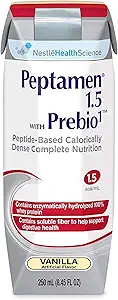 Nestlé Peptamen Oral Suplemento Vanilla 250 mL Cartón 24 Ct