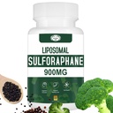 900MG Liposomal Sulforaphane Suplemento Extracto de Broccoli, Suplemento de hígado para antioxidantes, digestión, salud celular 60 cápsulas